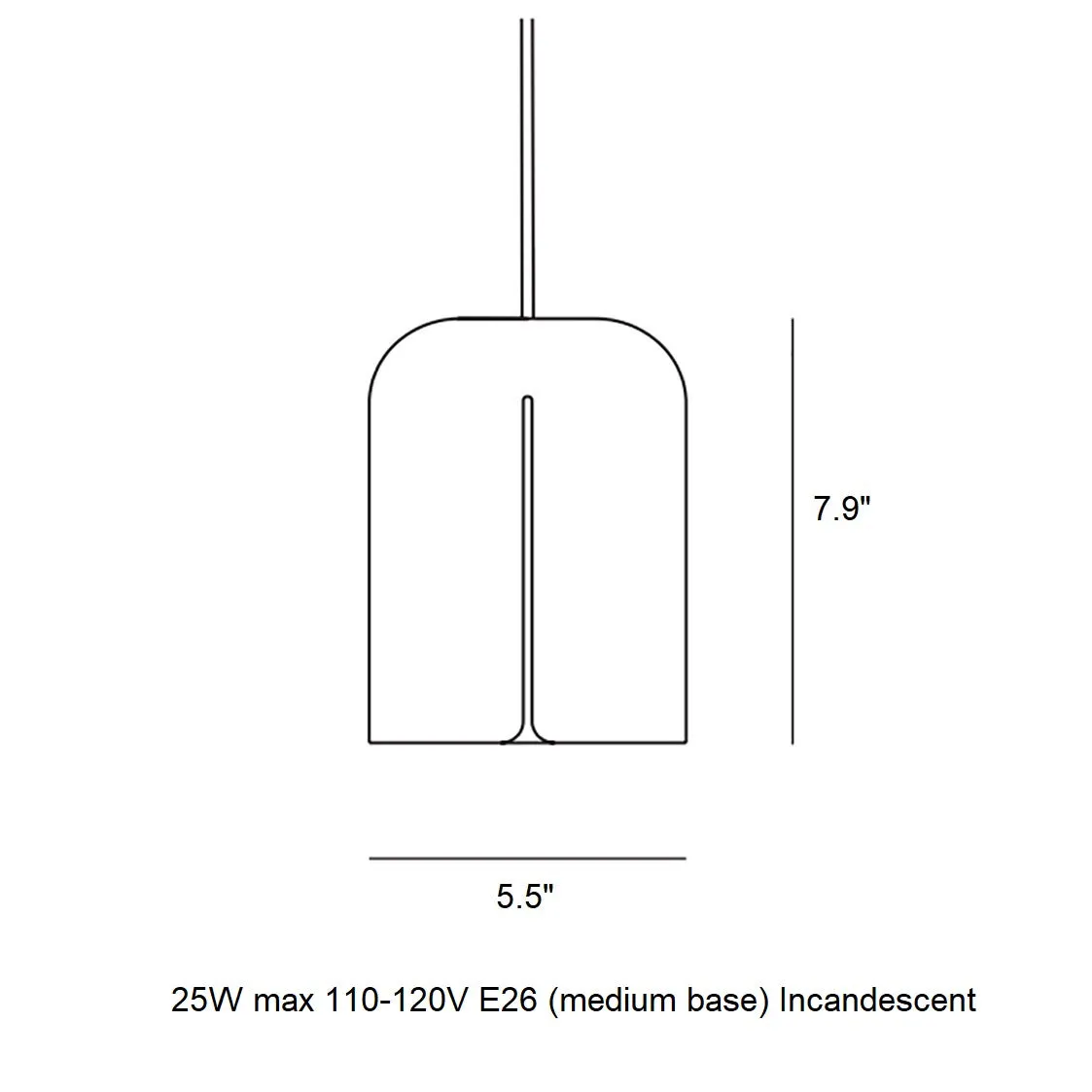 Gap Pendant Light