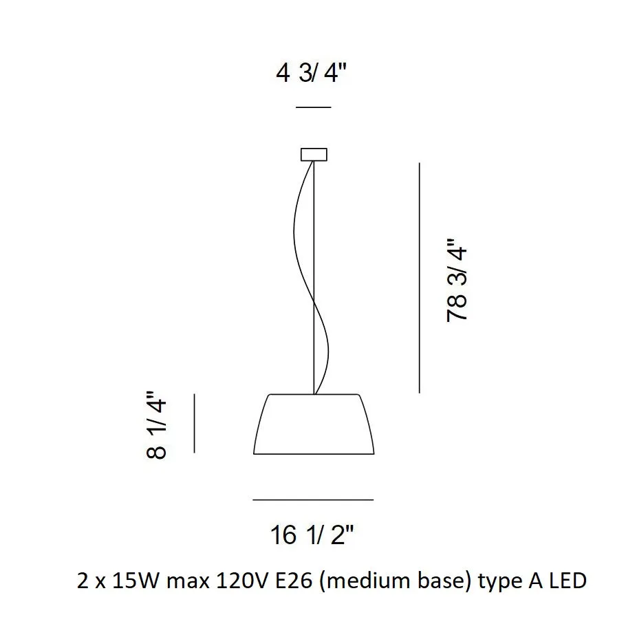 Ginger Suspension Light
