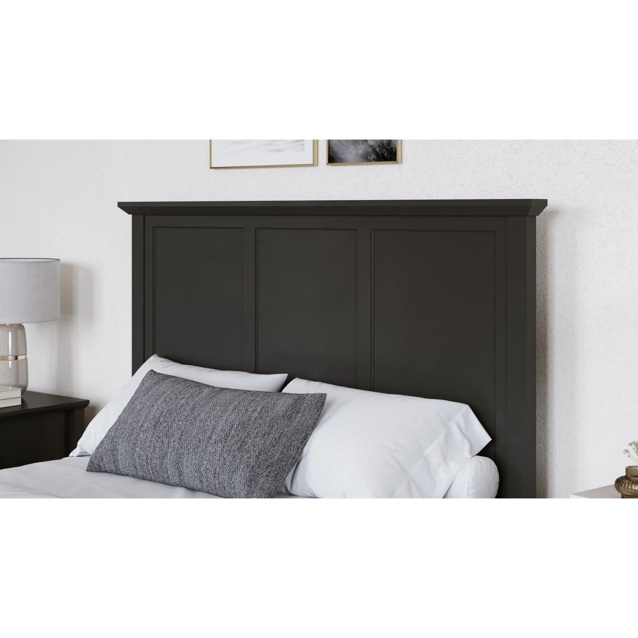 Grace Four Drawer Platform Storage Bed in Raven Black Modus