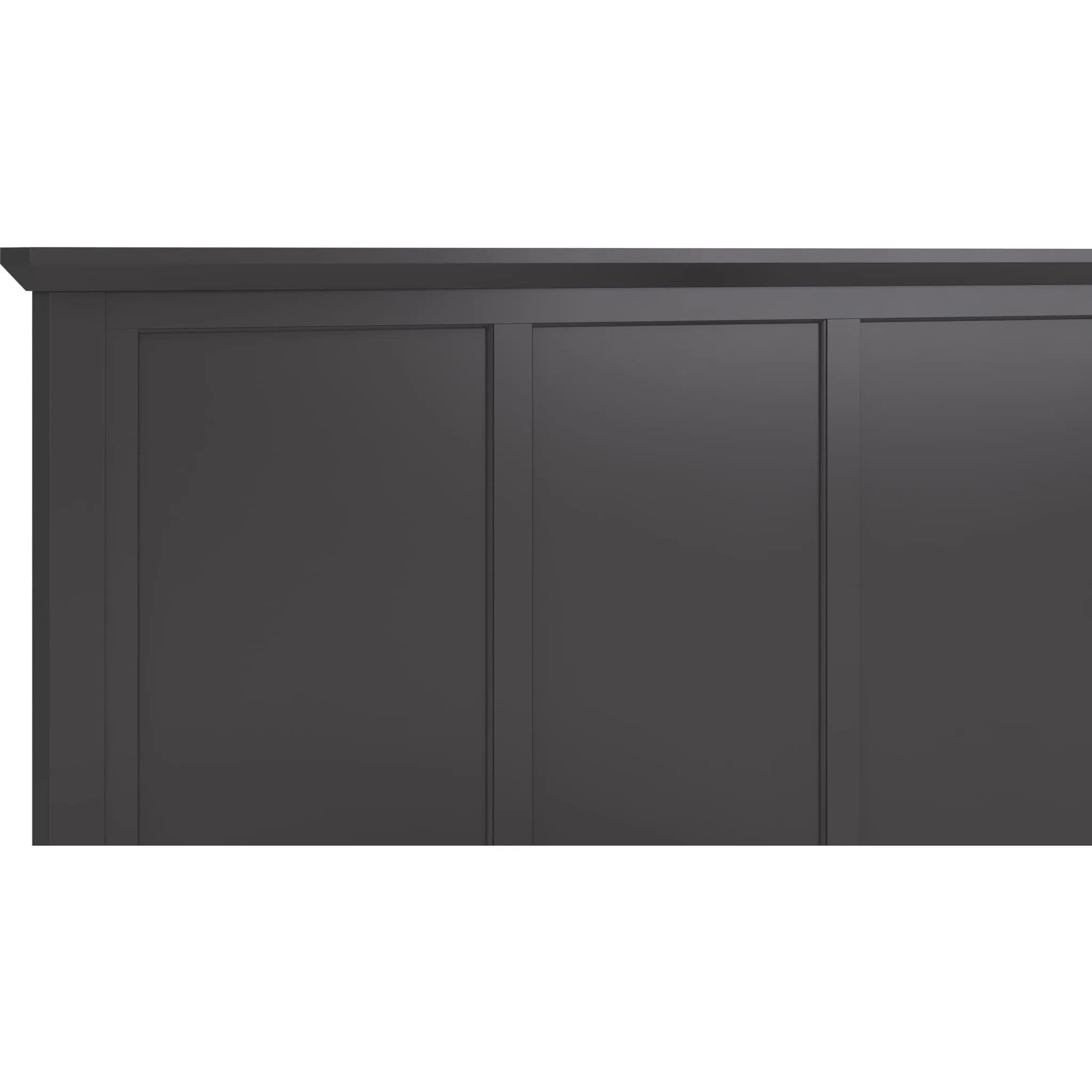 Grace Four Drawer Platform Storage Bed in Raven Black Modus