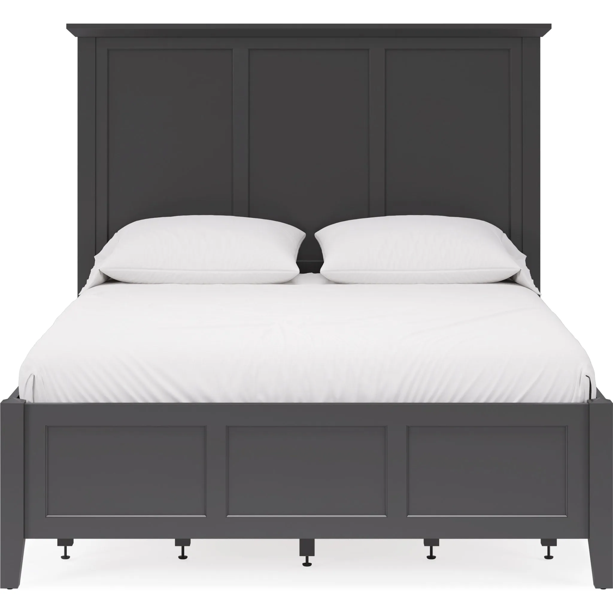 Grace Four Drawer Platform Storage Bed in Raven Black Modus