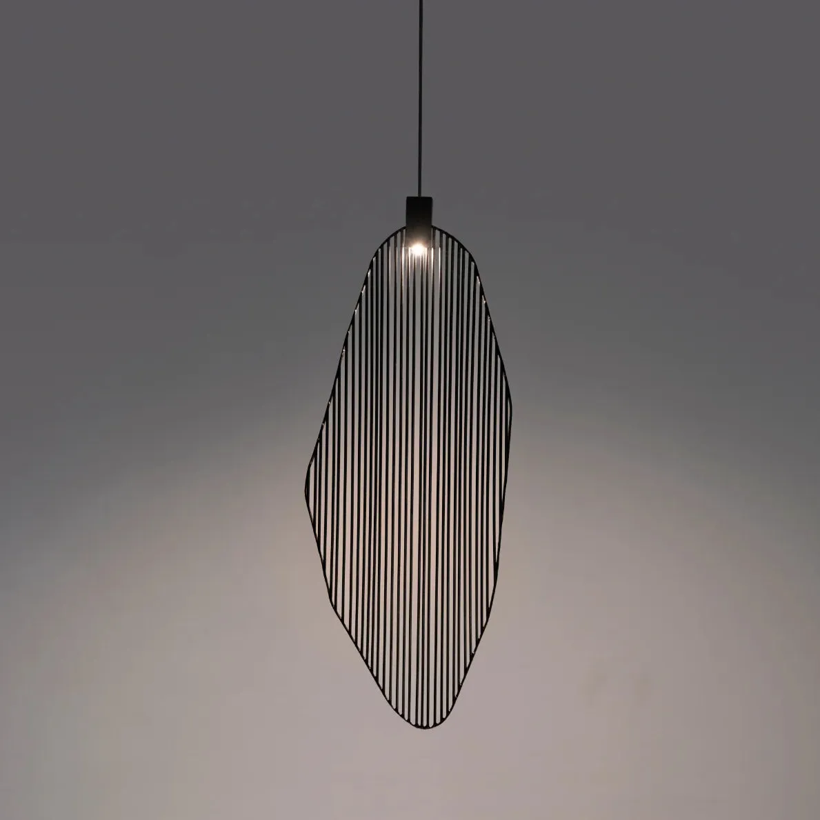 Harpe Single Pendant Light with Disc