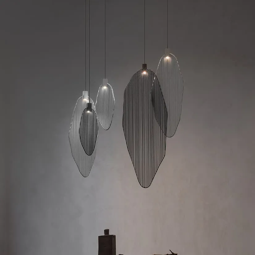 Harpe Single Pendant Light with Disc