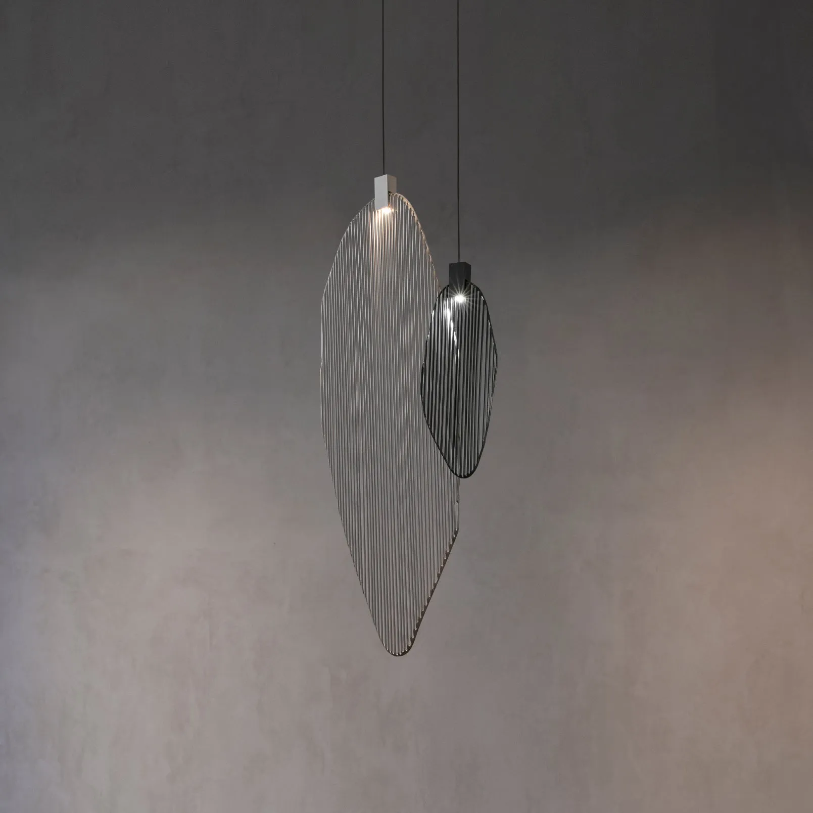 Harpe Single Pendant Light with Disc