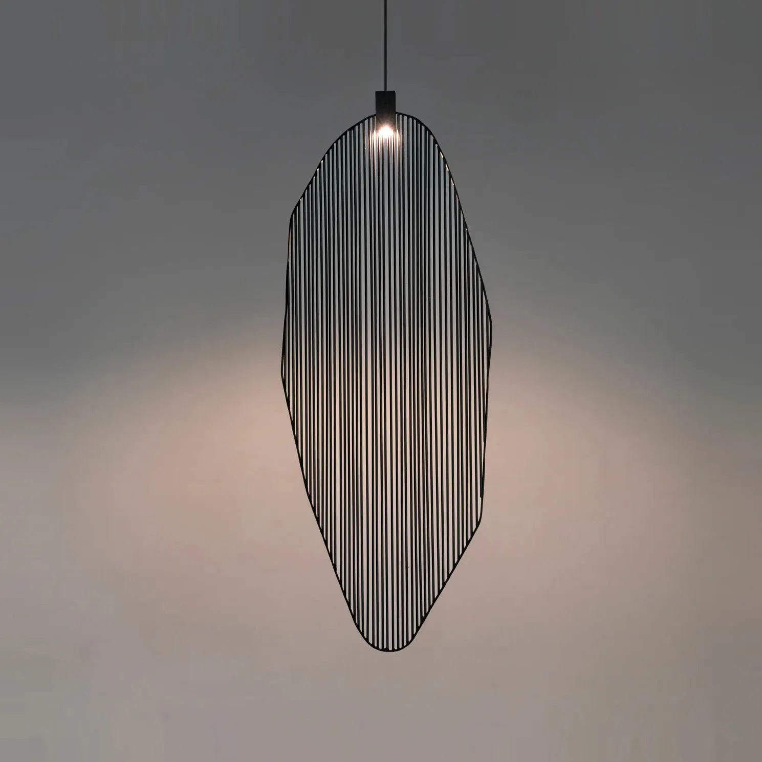 Harpe Single Pendant Light with Disc