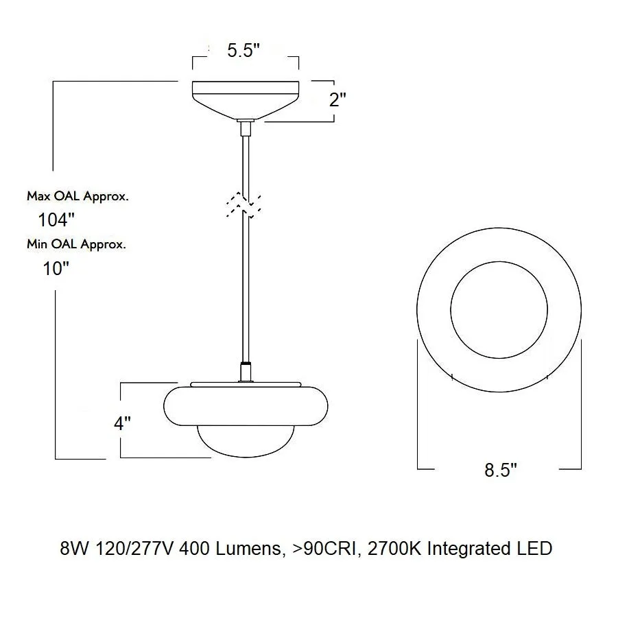Humboldt Wood LED Pendant Light