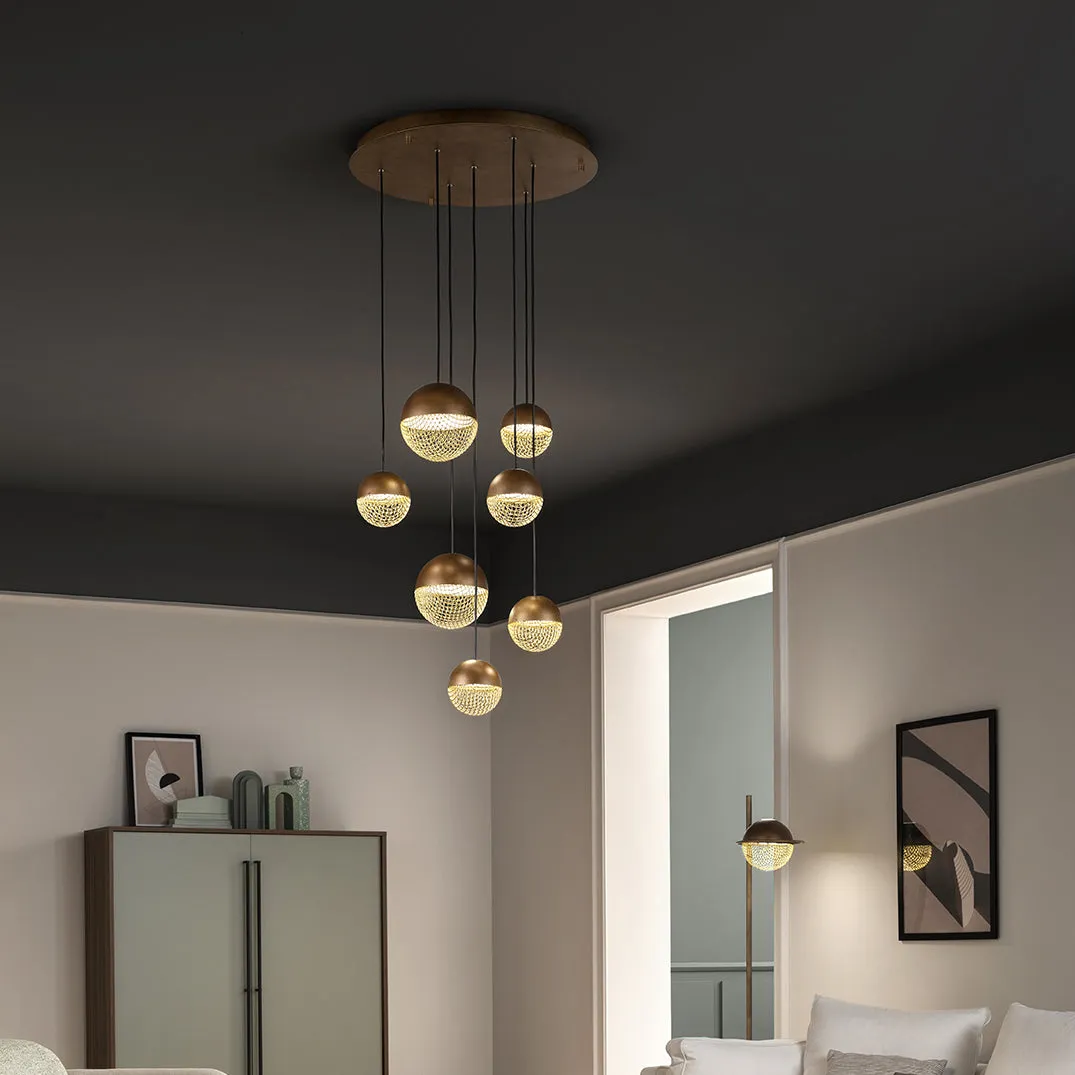 Iglu LED Multi-Light Pendant Light
