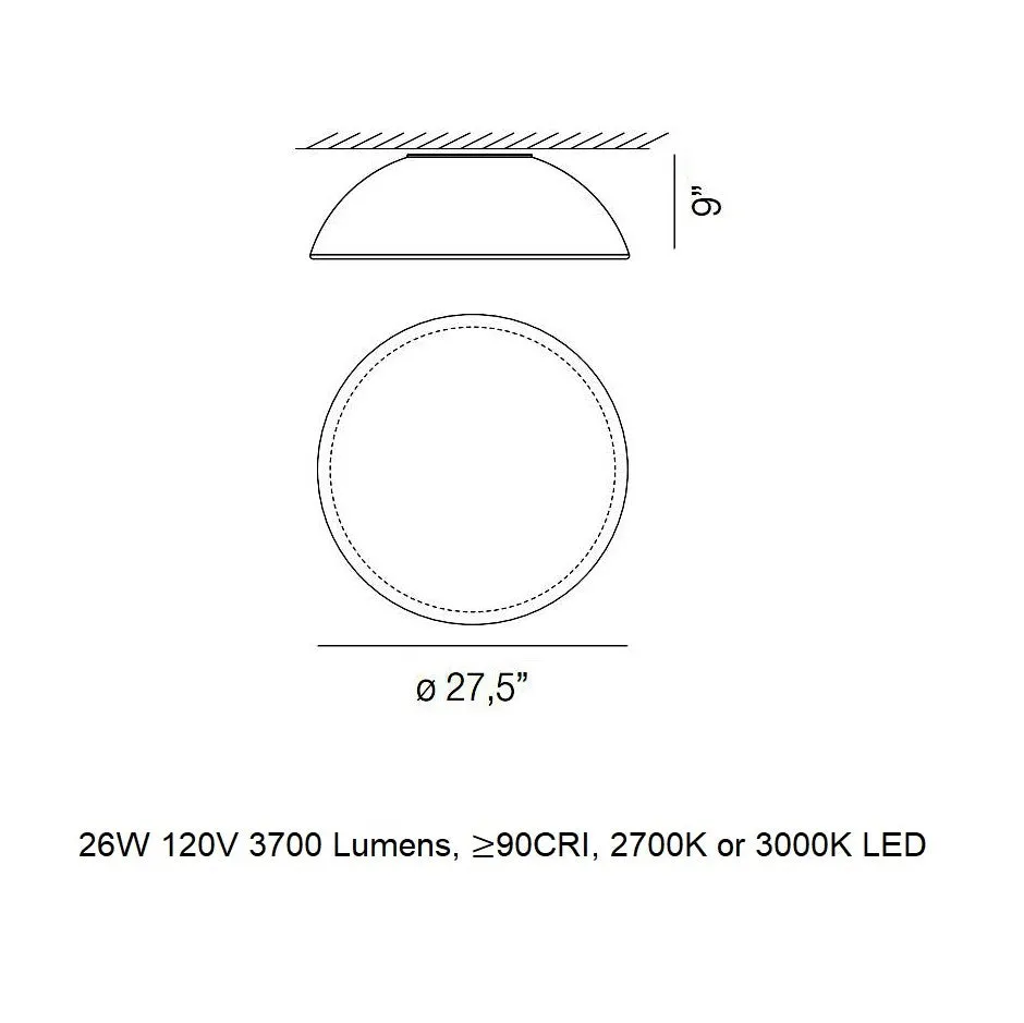 Infinita Flush Mount