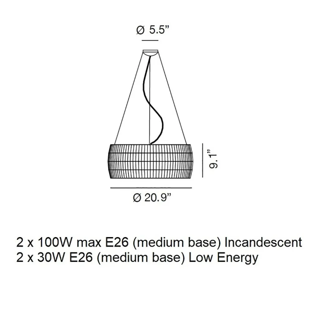 Isamu Pendant Light