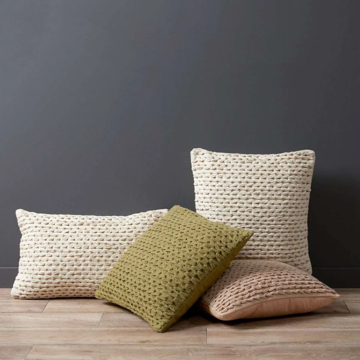 Isla Cushion - Khaki Mocka