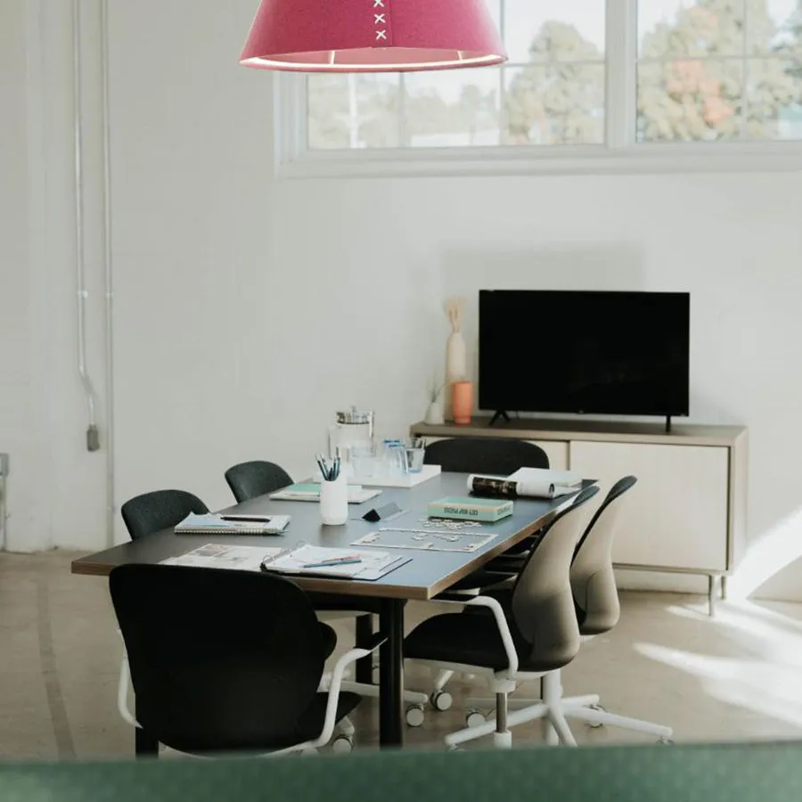 Jive Desk with Post Leg