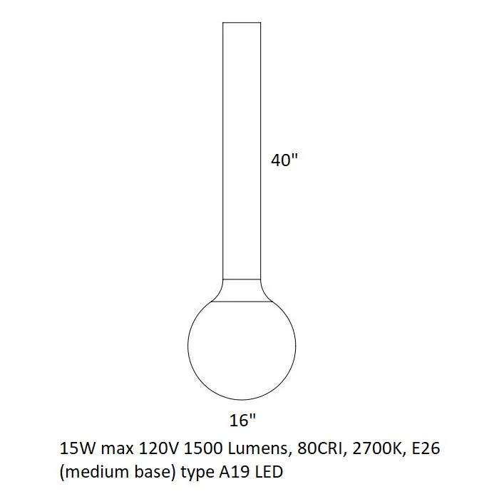 Knitted Dropped LED Pendant Light