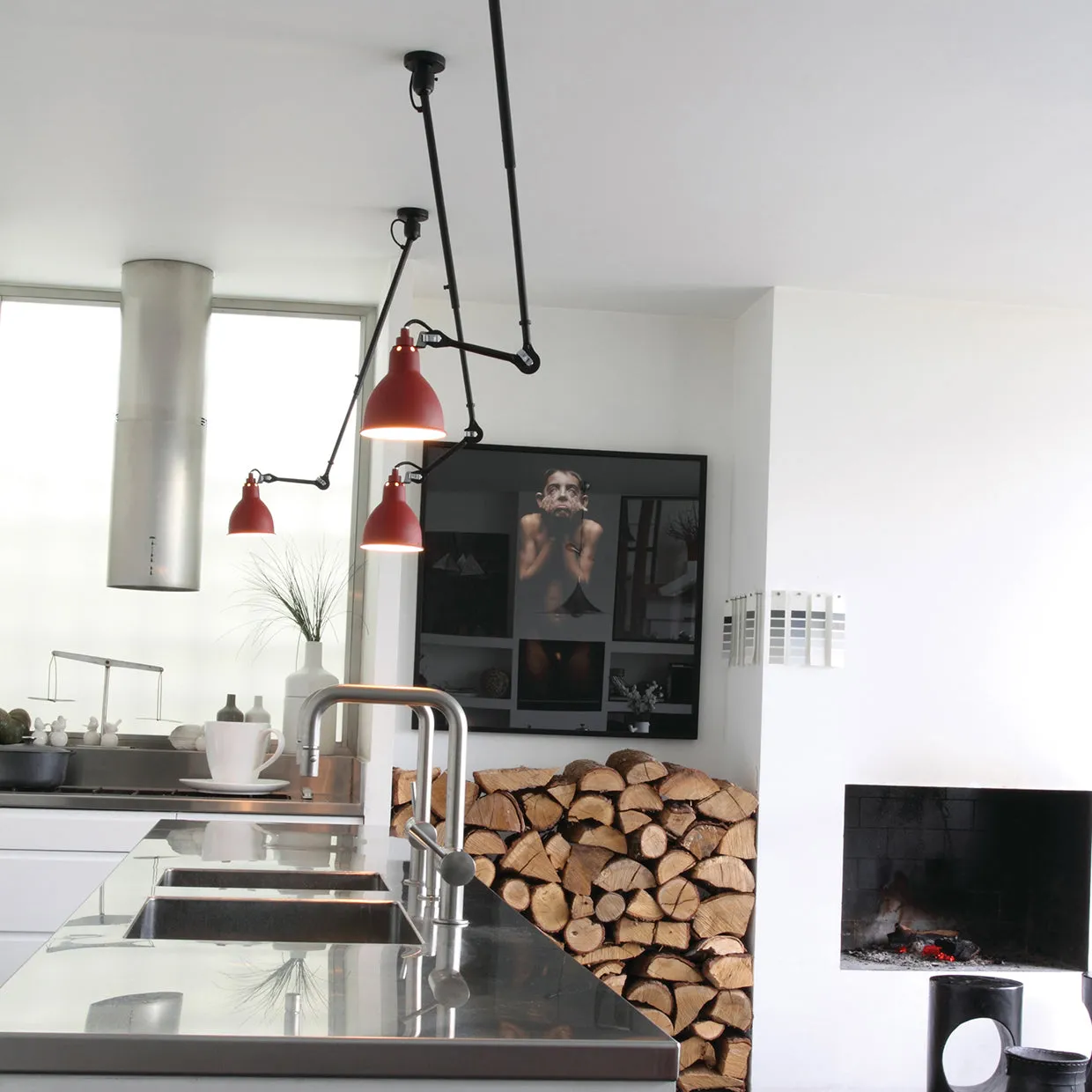Lampe Gras N302 Semi Flush Mount