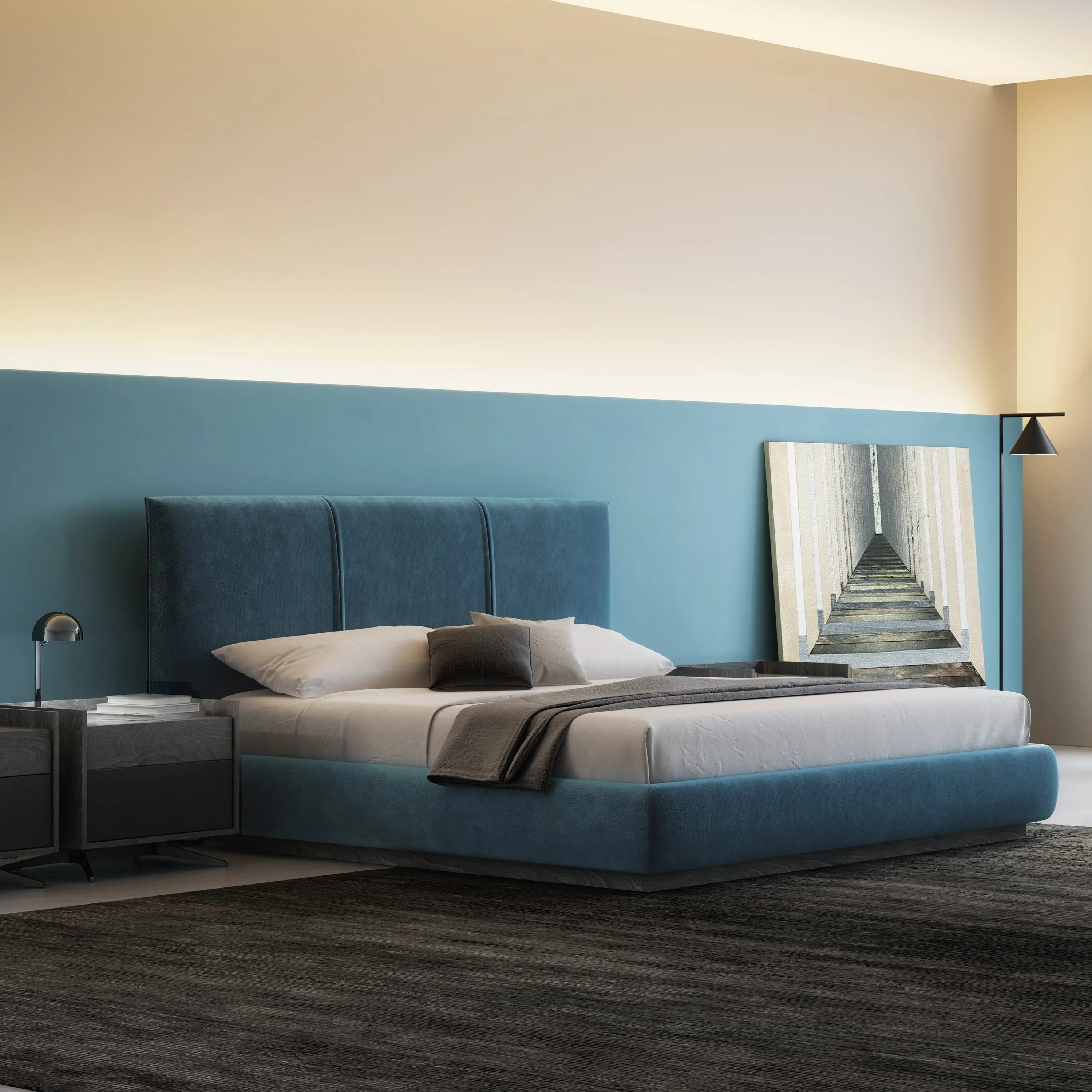 Laurent Upholstered Bed