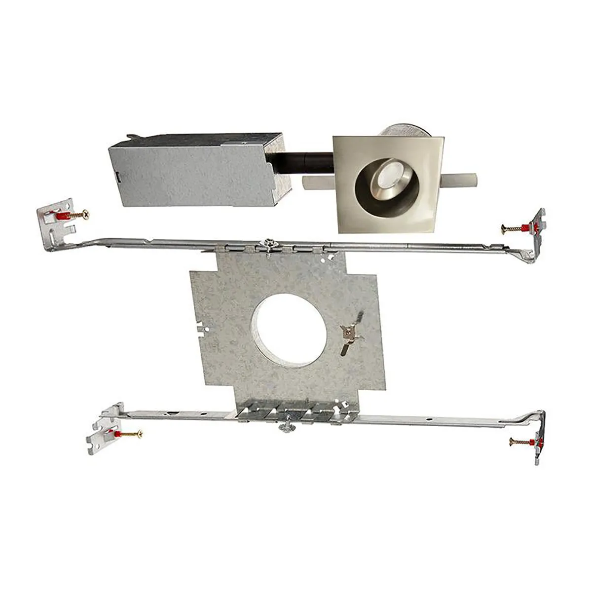 LEDme 1IN Square 0-20 Degree Adjustable Trim and Housing
