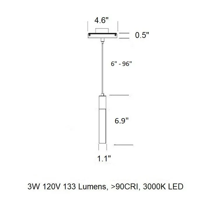 Light Guide Candle Pendant Light
