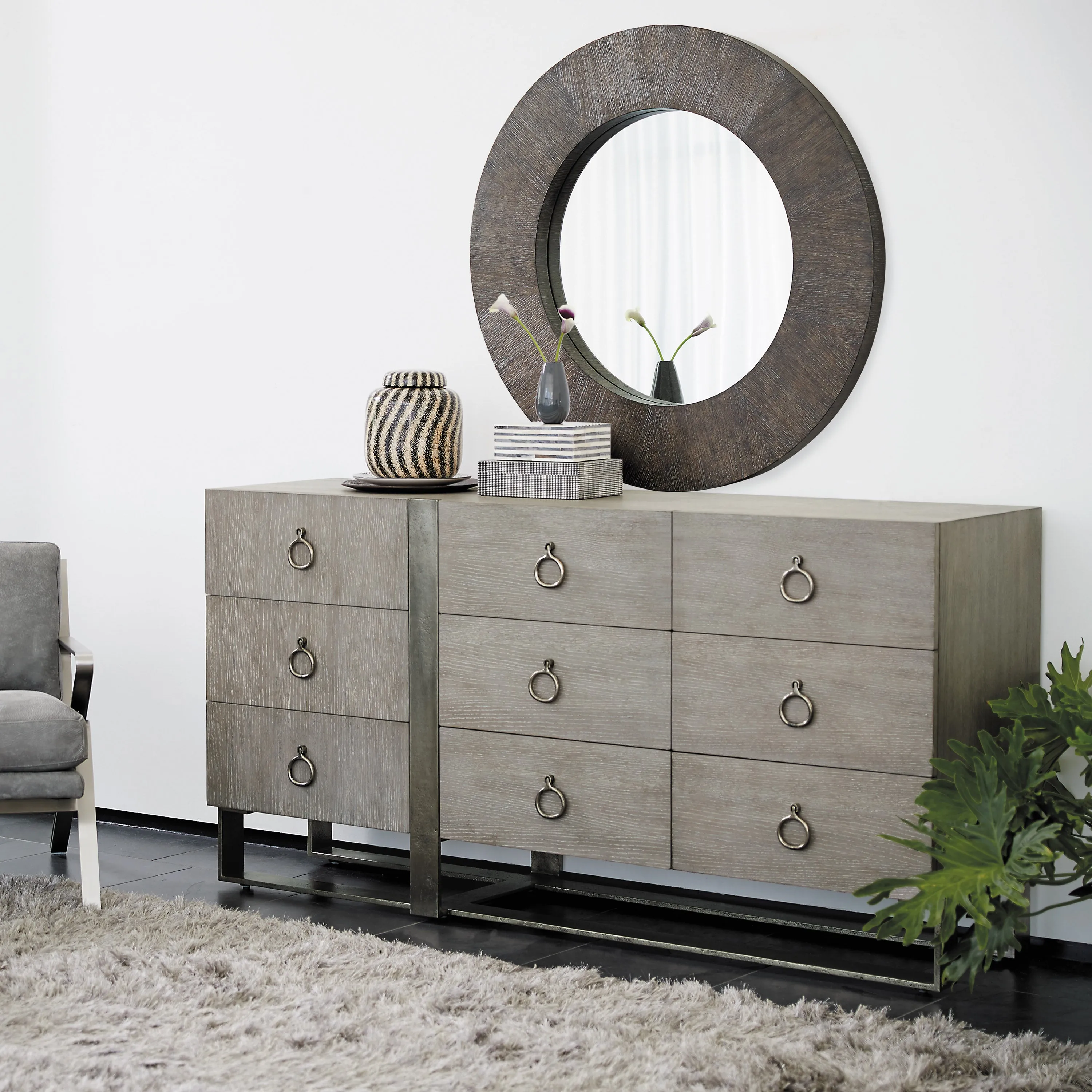 Linea Nine Drawer Dresser
