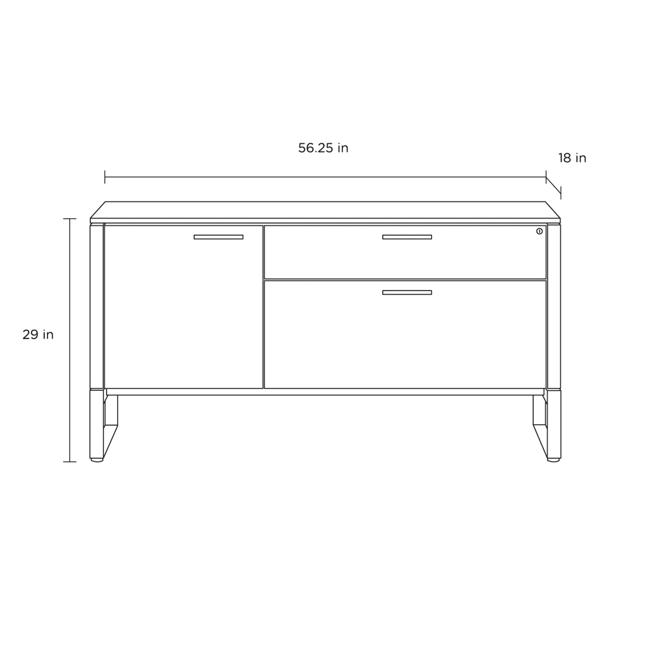 Linea Office Multifunction Cabinet