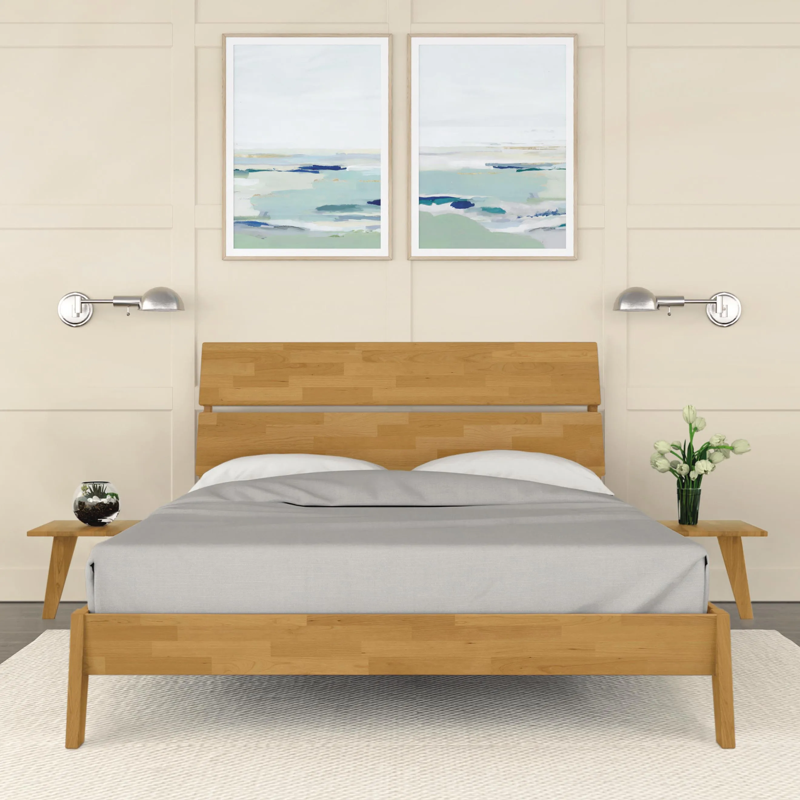 Linn Attached Nightstand