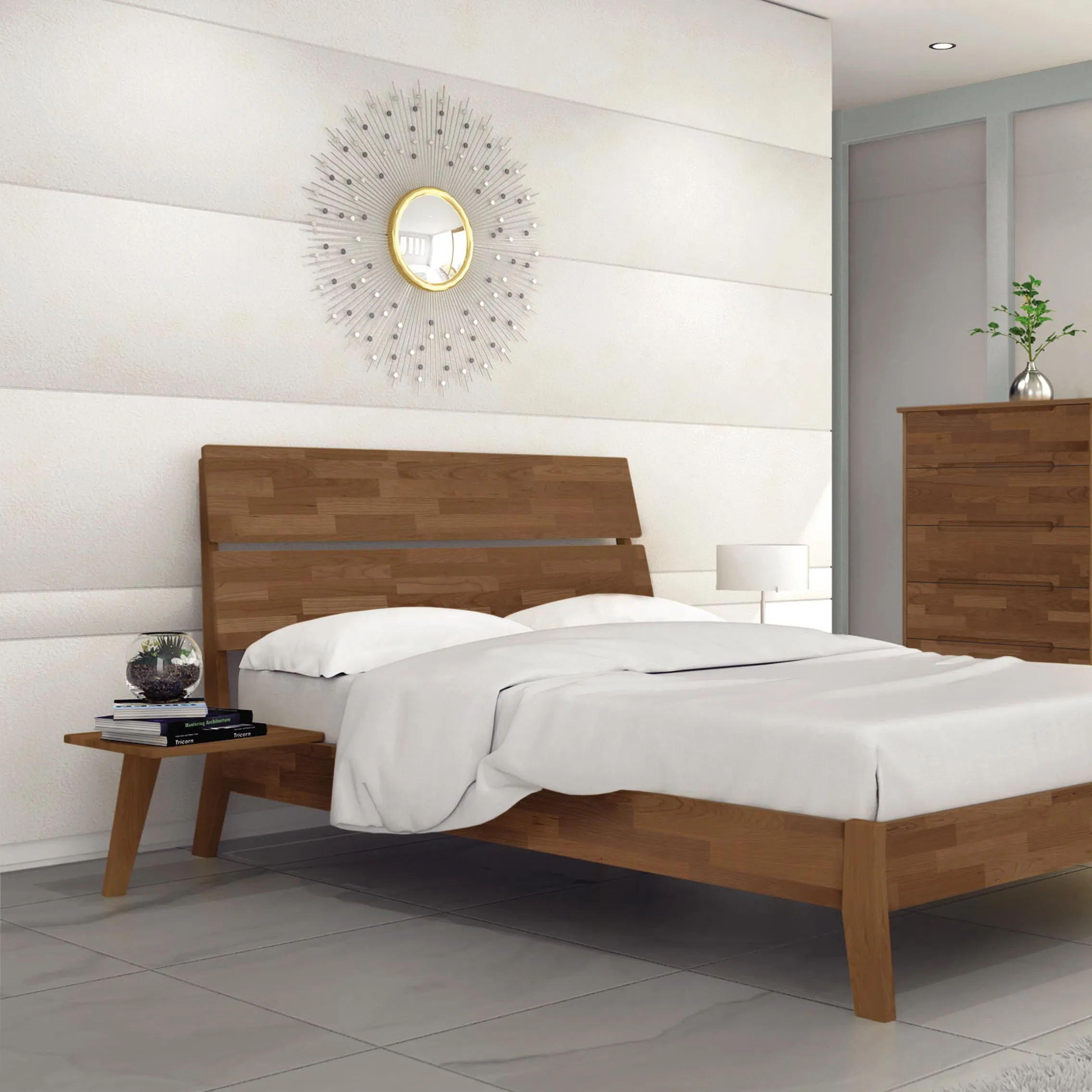 Linn Attached Nightstand