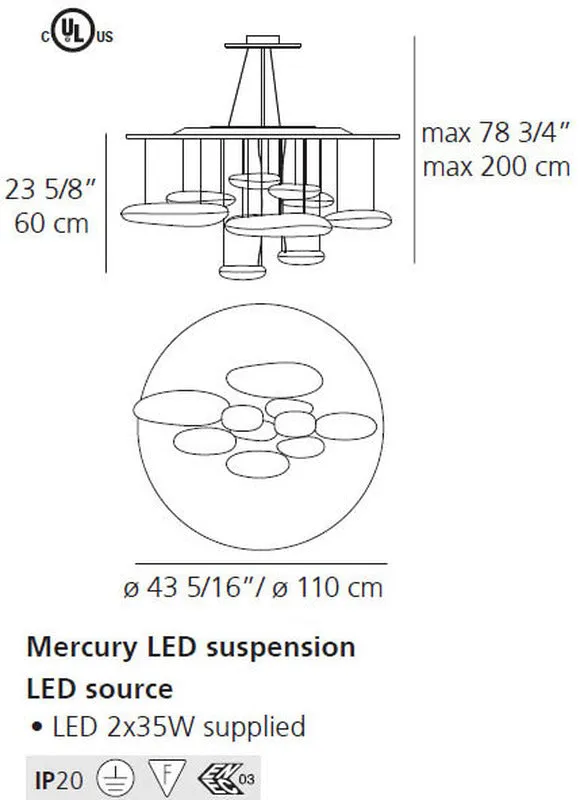 Mercury Suspension Light