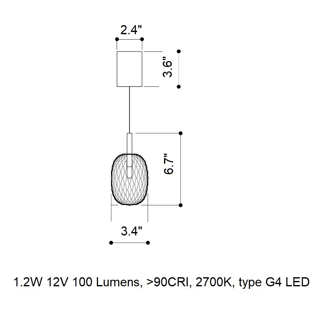 Metamorphosis LED Pendant Light