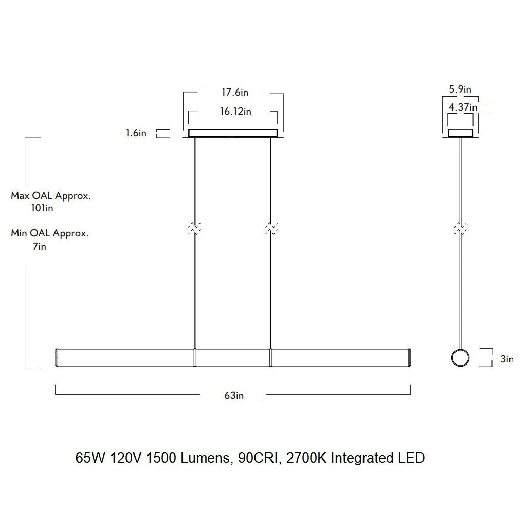 Mini Endless LED Pendant Light