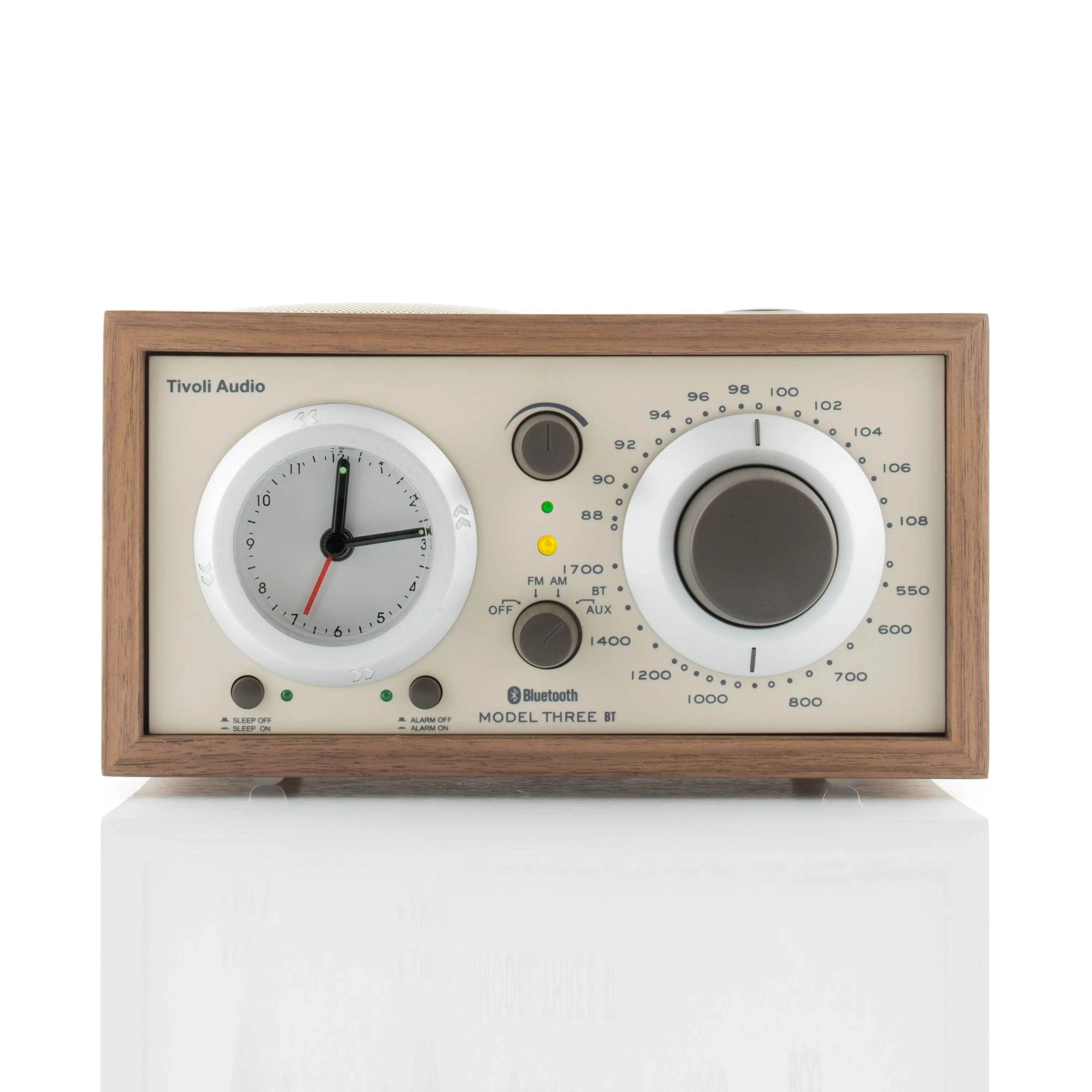 Model Three Bluetooth Clock Radio with USB