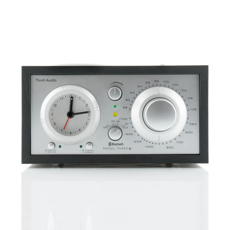 Model Three Bluetooth Clock Radio with USB