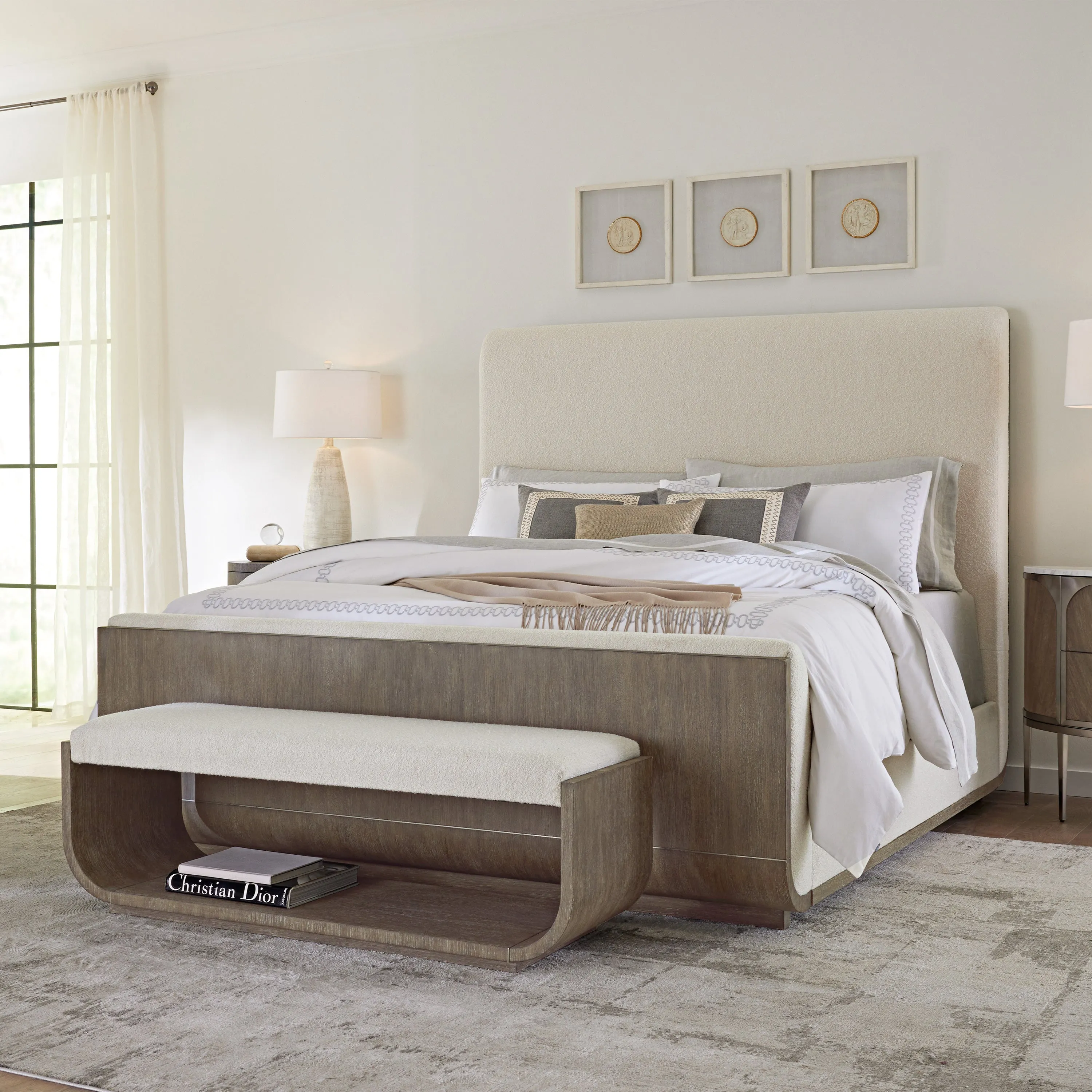 Modern Mood Upholstered Panel Bed