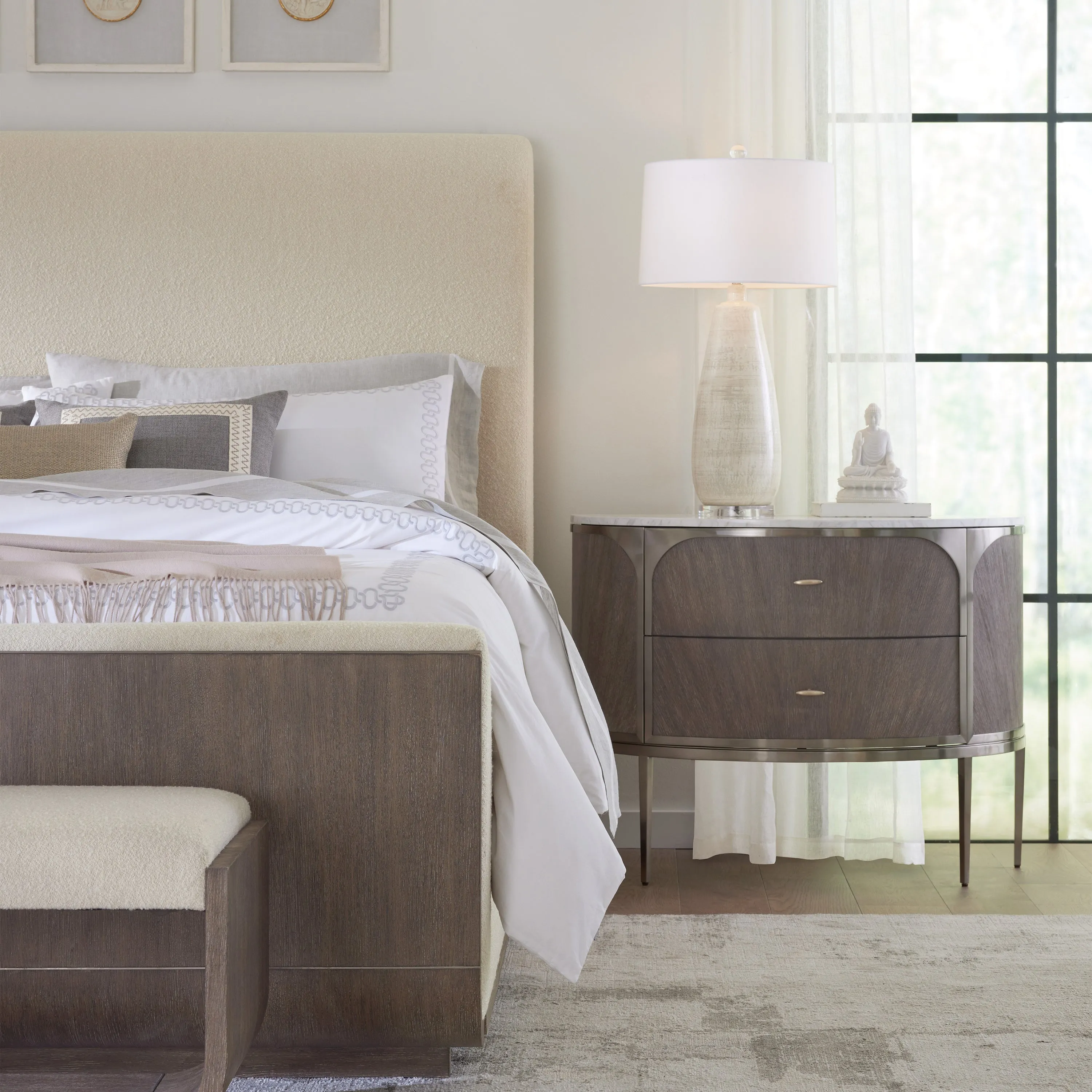 Modern Mood Upholstered Panel Bed
