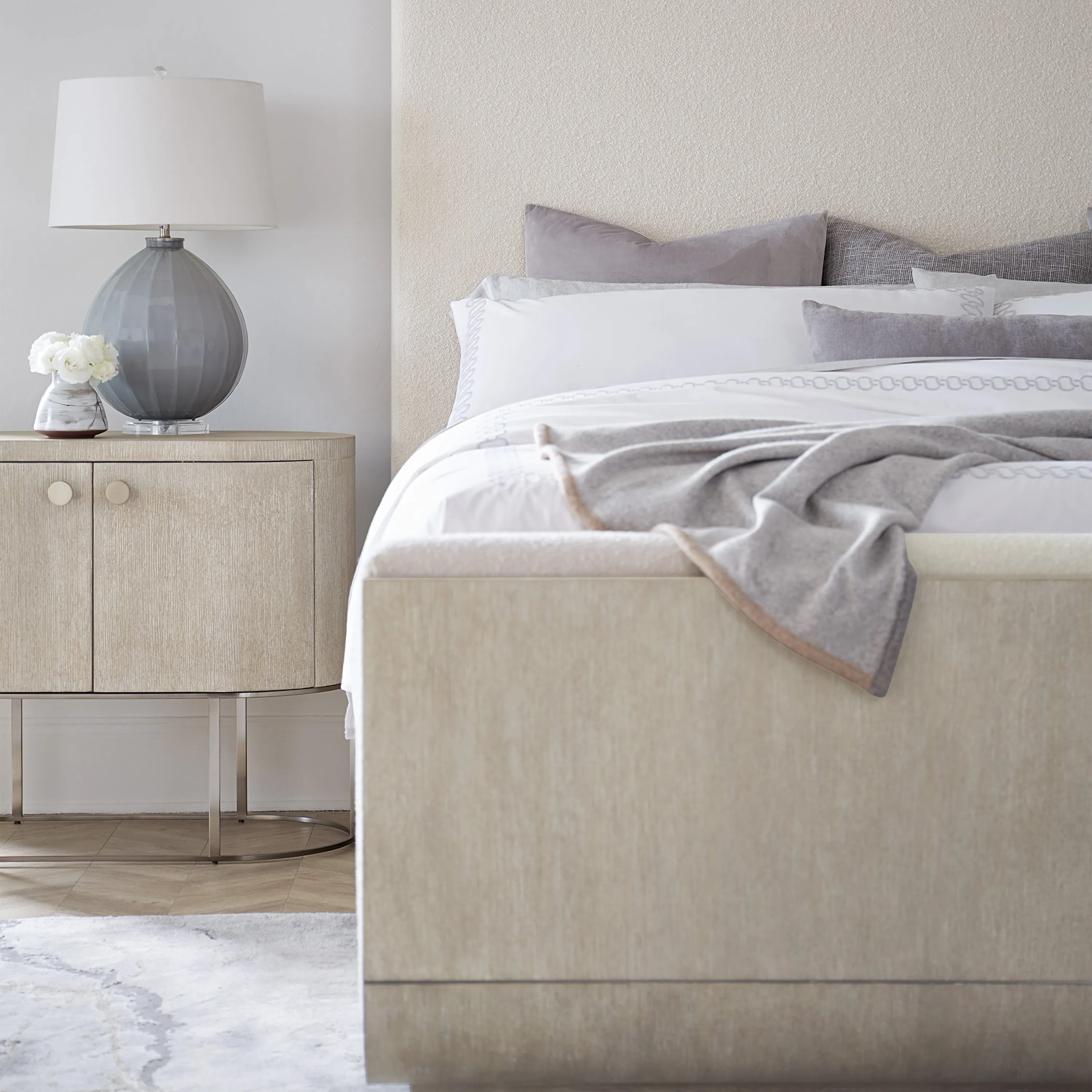 Modern Mood Upholstered Panel Bed