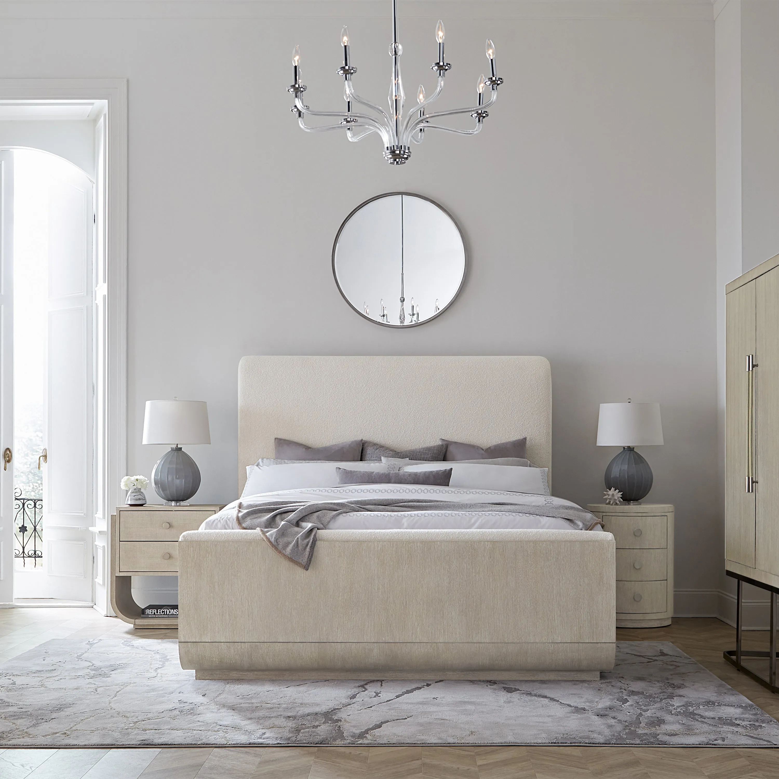 Modern Mood Upholstered Panel Bed