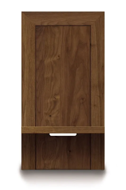 Moduluxe 35-Inch Shelf Nightstand For Plinth Base Bed