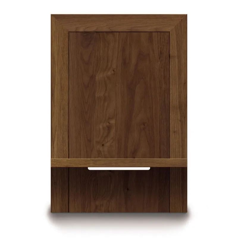Moduluxe 35-Inch Shelf Nightstand For Plinth Base Bed