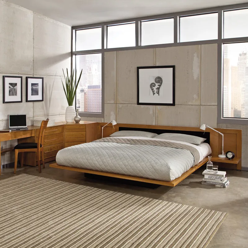 Moduluxe Bed with Clapboard Headboard
