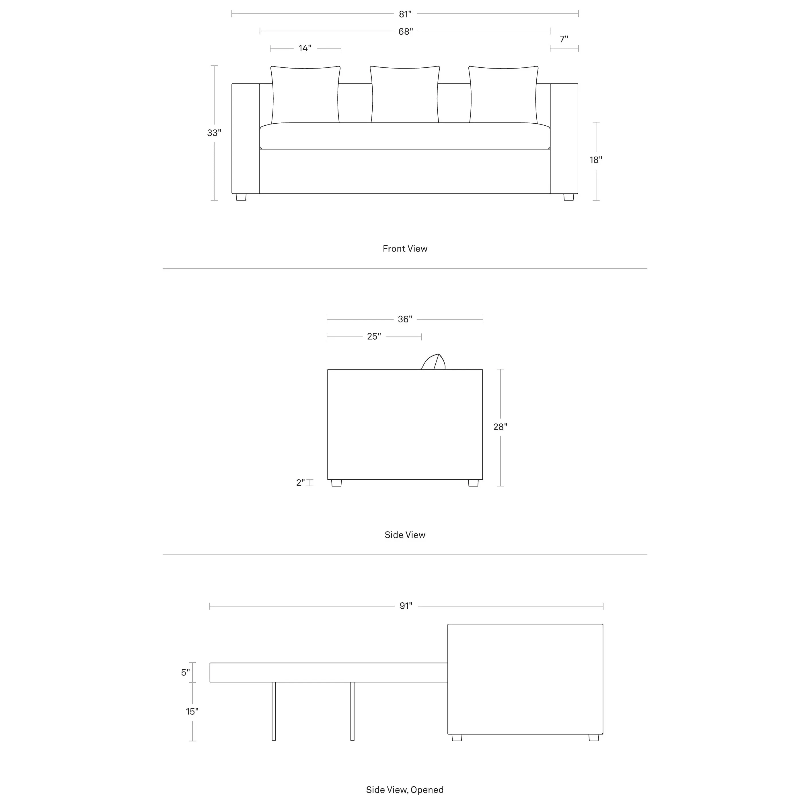Mono Sleeper Sofa