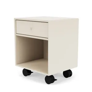 Montana Dream Nightstand With Castors, Oat