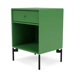 Montana Dream Nightstand With Legs, Parsley/Black