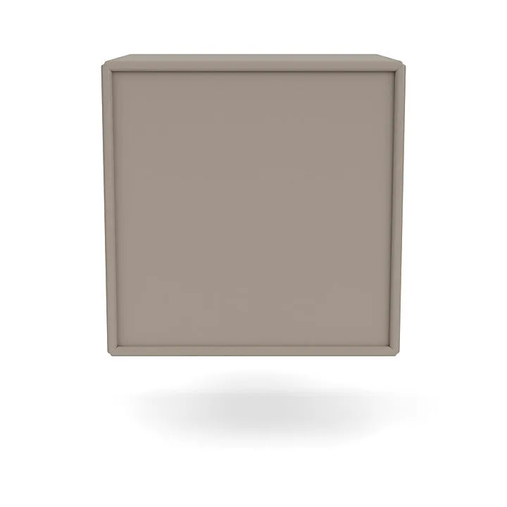 Montana Dream Nightstand With Suspension Rail, Truffle Grey