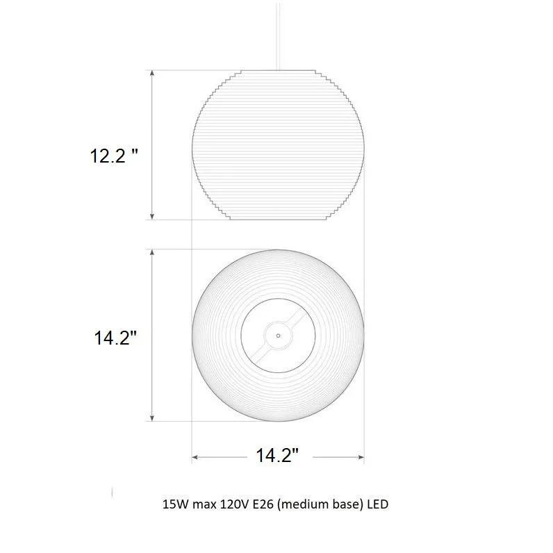 Moon Scraplight Pendant Light