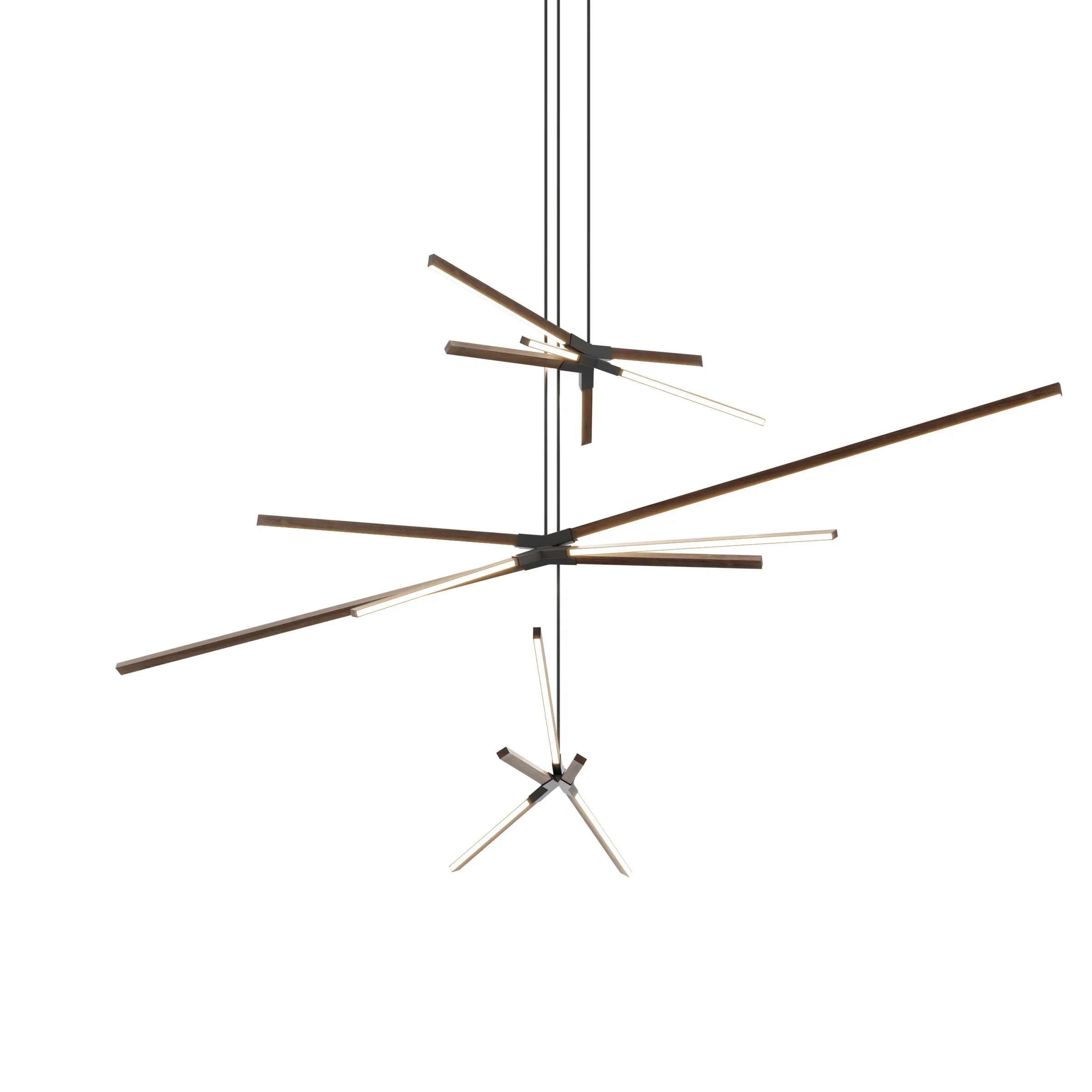 Multiple Skybang Pendant Light