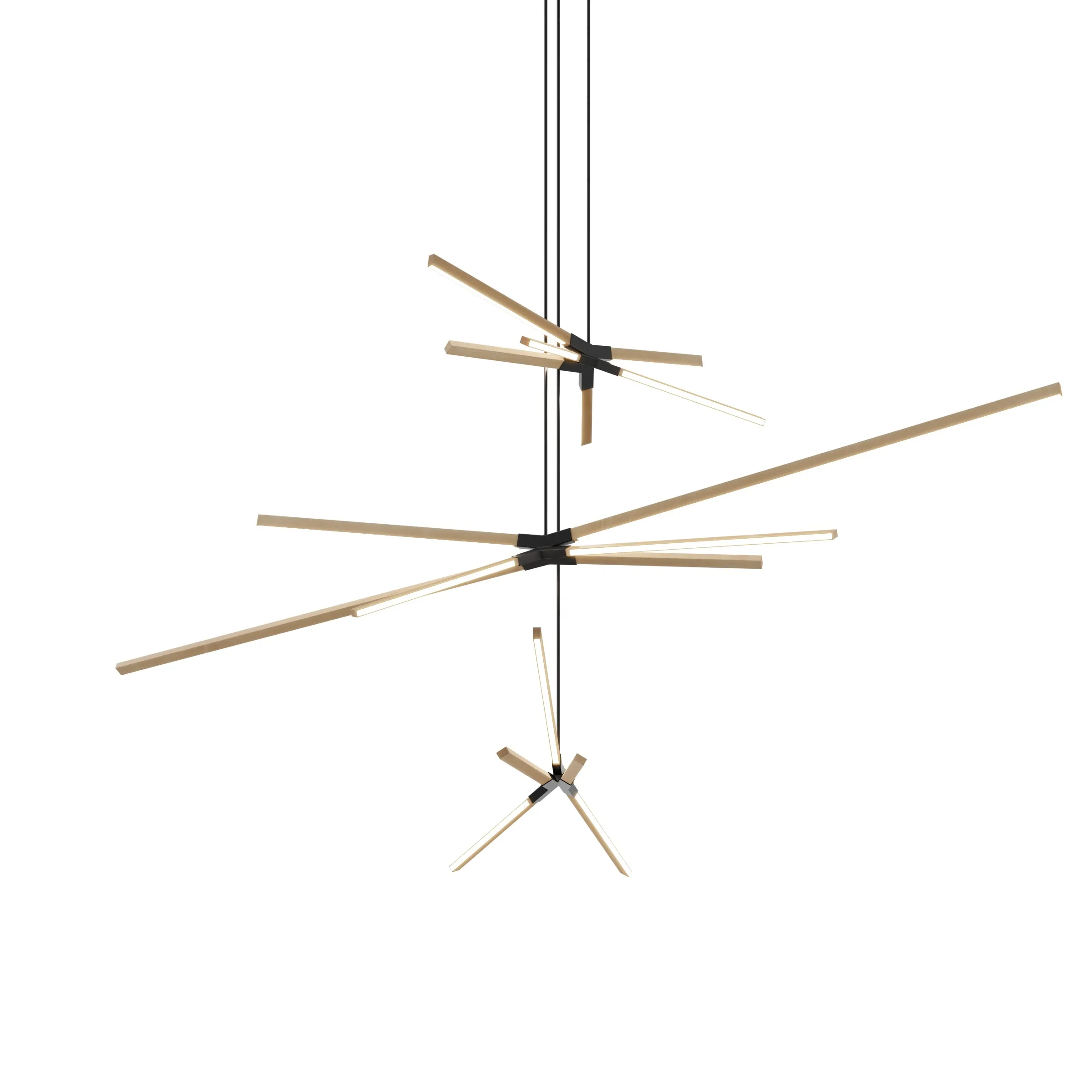 Multiple Skybang Pendant Light