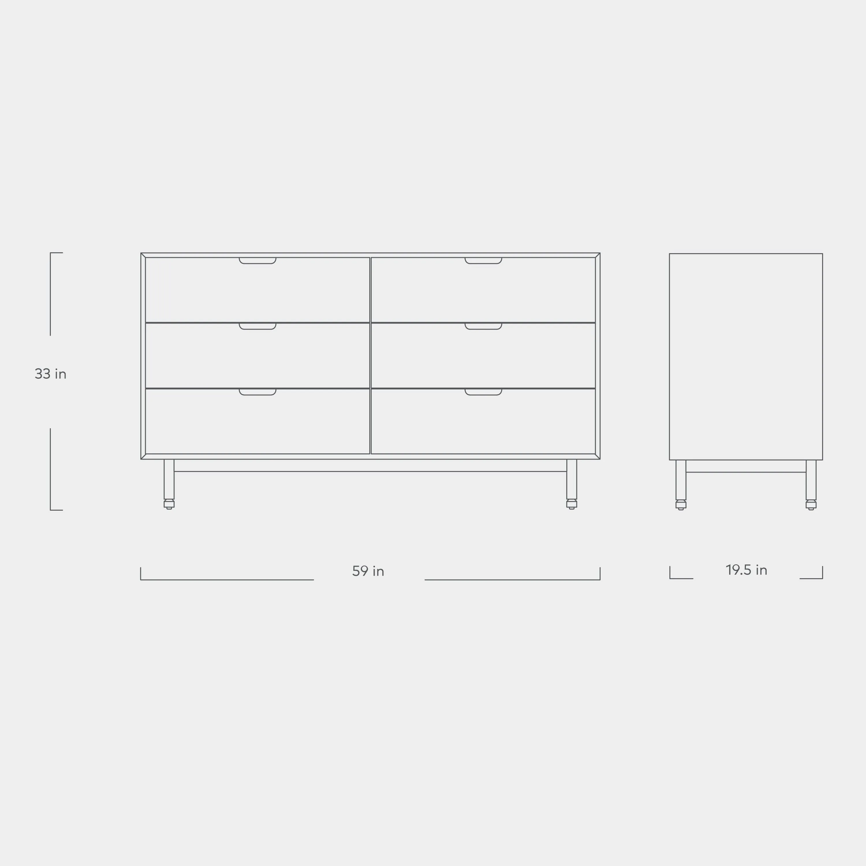 Munro 6 Drawer Dresser