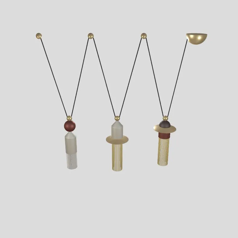 Nappe LED Multi-Light Pendant Light