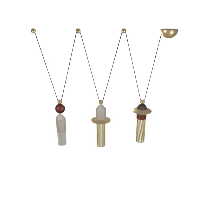 Nappe LED Multi-Light Pendant Light