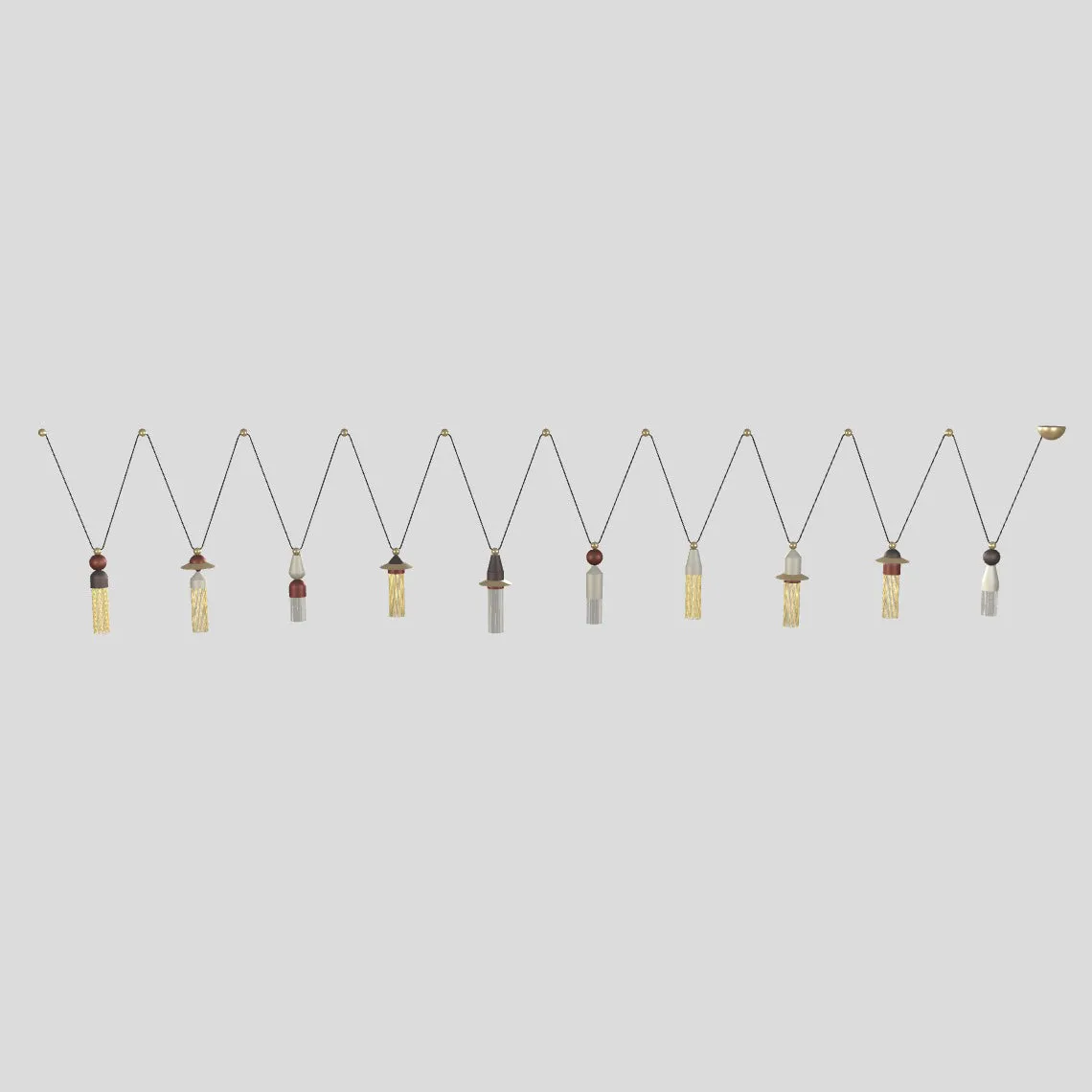 Nappe LED Multi-Light Pendant Light