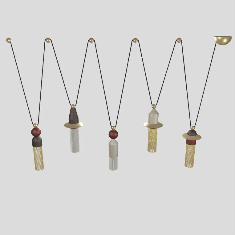 Nappe LED Multi-Light Pendant Light