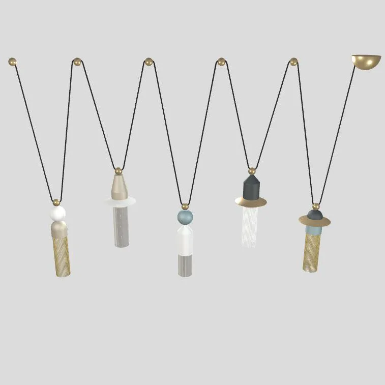 Nappe LED Multi-Light Pendant Light