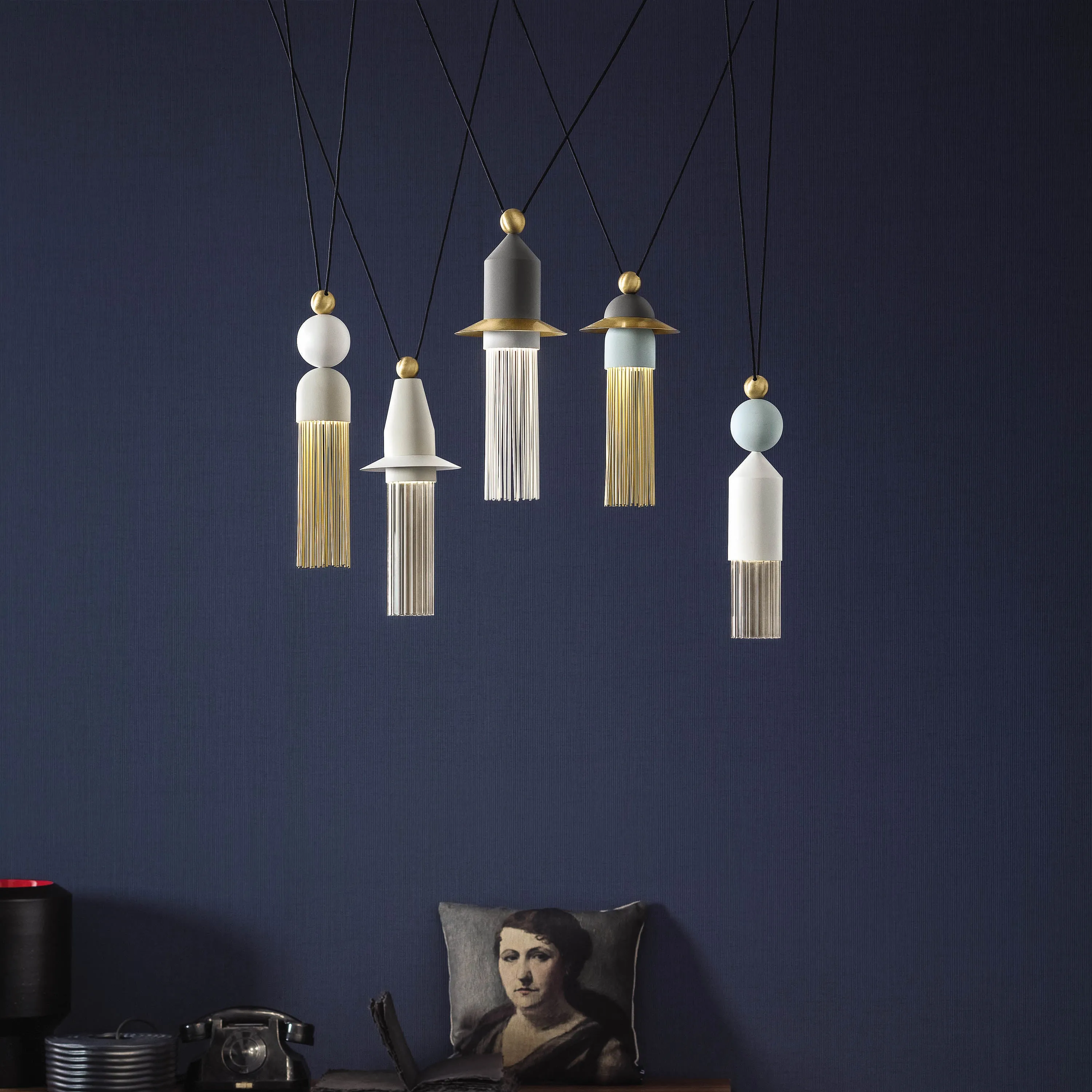 Nappe LED Multi-Light Pendant Light
